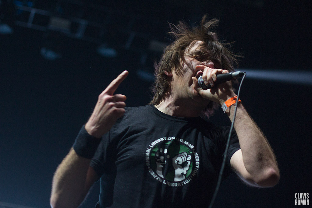 Mark "Barney" Greenway, lenda do vocal grindcore entre outra técnicas vocais do metal extremo - vocalista do Napalm Death